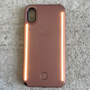 Lumee case for iPhone X that lights up on both sides!